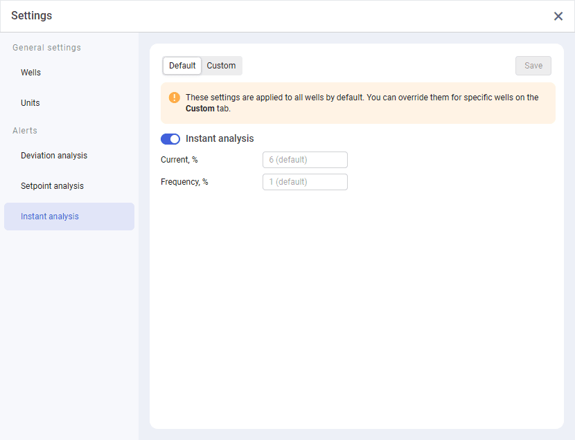 nv.EBS: Configuring Instant Analysis Alerts