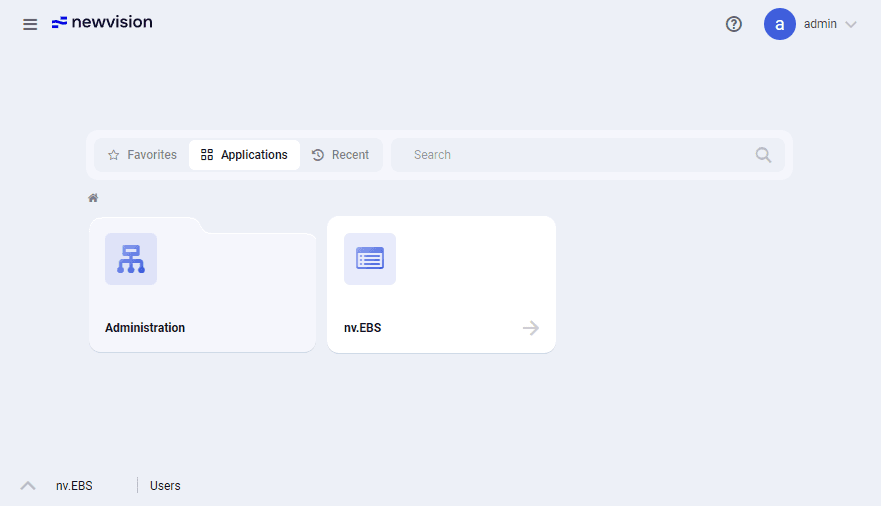 nv.EBS: System Interface
